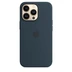 Apple Silicone Casing with MagSafe untuk iPhone 13 Pro abyssblau