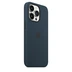 Apple Silicone Casing with MagSafe untuk iPhone 13 Pro abyssblau