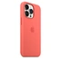 Apple Silicone Casing with MagSafe untuk iPhone 13 Pro Pink pomelo
