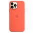 Apple Silicone Casing with MagSafe untuk iPhone 13 Pro Max Nektarine