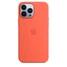 Apple Silicone Casing with MagSafe untuk iPhone 13 Pro Max Nektarine