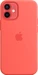 Apple Silicone Casing with MagSafe untuk iPhone 12 Mini Citrus Pink