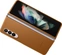Samsung Leather Casing untuk Galaxy Z Fold 3 5G Camel