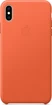 Apple Leather Casing untuk iPhone XS Max Orange