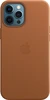Apple Leather Casing with MagSafe untuk iPhone 12 Pro Max Saddle Brown
