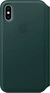 Apple Leather Folio Casing untuk iPhone XS waldGreen