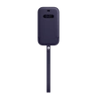 Apple Casing Kulit with MagSafe untuk iPhone 12 Mini Dark Purple