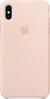 Apple Silicone Casing untuk iPhone XS Max Sand Pink