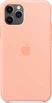 Apple Silicone Casing untuk iPhone 11 Pro Grapefruit