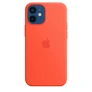 Apple Silicone Casing with MagSafe untuk iPhone 12 Mini leuchtorange