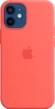 Apple Silicone Casing with MagSafe untuk iPhone 12 Mini Citrus Pink