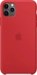 Apple Silicone Casing untuk iPhone 11 Pro Max Red