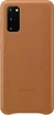 Samsung Leather Casing untuk Galaxy S20 Brown