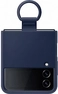 Samsung Silicone Casing with Ring untuk Galaxy Z Flip 4 Navy Blue
