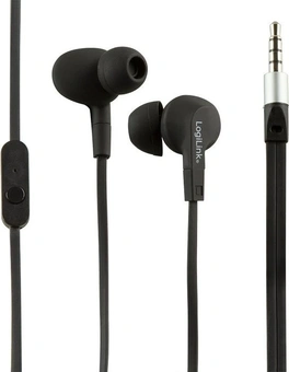 LogiLink Stereo In-Ear Headset Black