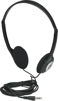 Manhattan Stereo Headphones Black