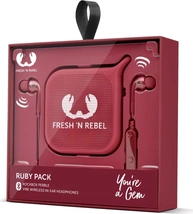 Fresh 'n Rebel Vibe Wireless/Pebble Gift Pack Ruby