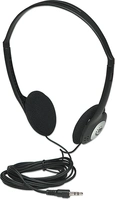 Manhattan Stereo Headphones Black