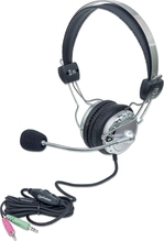 Manhattan Stereo Headset Silver